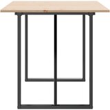  Blagovaonski stol O-oblika 160x80x75 cm od borovine i čelik | shoptok.hr