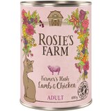 Rosie's Farm Adult 6 x 400 g - Jagnjetina & piščanec Cene