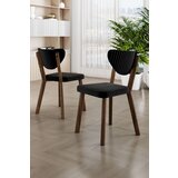 Hanah home Set stolica Arfe, 101x76x26 cm, 4 komada, Crne Cene