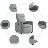  Naslonjač od tkanine svjetlosivi | shoptok.hr