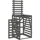  Spremište za kantu za smeće sivo 84x90x128,5 cm od borovine | shoptok.hr
