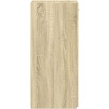 vidaXL Komoda dimljeni hrast 40x42,5x93 cm inženirski les | Shoptok.si