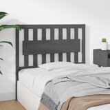  Uzglavlje za krevet sivi 105,5 x 4 x 100 cm od masivne borovine | Eponuda.ba