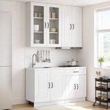  Kuhinjska jedinica KALMAR 4 pcs Bijela visokog sjaja Cene