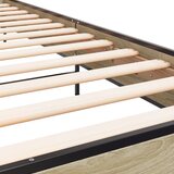 Okvir za krevet boja hrasta 90x190 cm konstruirano drvo i metal | shoptok.hr