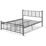 Hanah home bračni krevet K01 black (150 x 200)