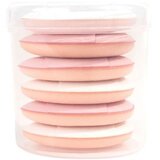 Brushworks mini sunđerasti jastuci za šminkanje 6 pack