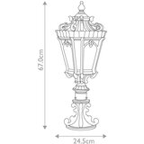  Kichler KL-TOURNAI3-L - Spoljna lampa TOURNAI 2xE14/60W/230V IP44 brončana | Eponuda.com