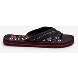 Big Star Men&#039;s flip-flops LL174614 Black cene