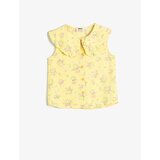 Koton Shirt Sleeveless Wide Baby Collar Flower Cene