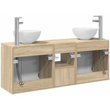  Set ormarića za kupaonicu 3 kom. Hrast sonoma | shoptok.hr