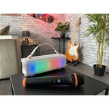 N-gear karaoke BLAZOOKA 703, 100W, disco LED, bežični mikrofon, baterija, bijeli | shoptok.hr