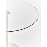 Premier Housewares Okrogla jedilna miza s stekleno mizno ploščo ø 90 cm Metropolitan – | Shoptok.si