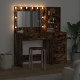  Toaletni stol 2 kom. Smeđa 78.5 x 41 x 135 cm Konstruirano drvo | shoptok.hr