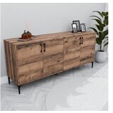 Hanah home ares 1660 walnutanthracite console | ePonuda.com