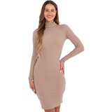 RUE PARIS Dress-RV-SK-R5133.07P-dark beige | ePonuda.com