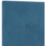 Krevet s box springom madracem i LED-om Plava 140 x 190 cm - Plava 140 x 190 cm Prošiveno gumbima | shoptok.hr