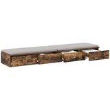  Nočne omarice Prekajen hrast Trden hrast 140 x 36.5 x 16.5 cm, (22008214) | Shoptok.si