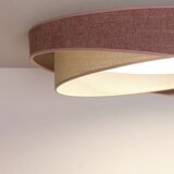  BRILAGI- LED plafonsko svetlo VELVET TWIST LED/24W/230V 4000K prečnik 55 cm ružičasta/krem | Eponuda.com