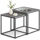  Set stolića u industrijskom stilu - beton / crne noge | shoptok.hr