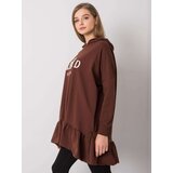 FANCY Tunic-FA-TU-7369.41X-Dark Brown | Shoptok.si