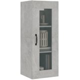 Viseći zidni ormarić siva boja betona 34,5x34x90 cm | shoptok.hr