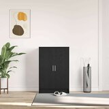 Ormarić Omarica za čevlje črna hrast 60x35x92 cm inženirski les | Shoptok.si