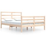  Posteljni okvir iz trdne borovine 140x200 cm, (20647670) | Shoptok.si