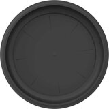  Krožni cvetlični pladenj 24 pcs Črna Ø 23,5 x 2,5 cm Plastika, (5000207332) | Shoptok.si