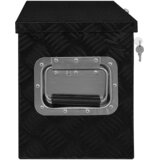 Aluminijska kutija 70 x 24 x 42 cm trapezoidna srebrna | shoptok.hr