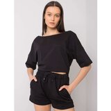 Fashion Hunters Women's black cotton set Cijene