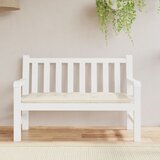  Jastuk za vrtnu klupu krem 120 x 50 x 7 cm od tkanine Oxford | shoptok.hr