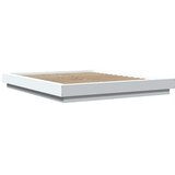 vidaXL Posteljni okvir bel 150x200 cm inženirski les | Shoptok.si