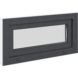  Prozor za podrum RISOR 80 x 40 cm PVC i staklo Antracit | shoptok.hr
