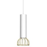  Luster na sajli DANTE 1xGU10/25W/230V bela/zlatna | Eponuda.com