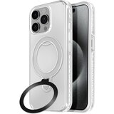 AVIZAR Ohišje MagSafe, odporno na udarce, za iPhone 15 Pro s stojalom, Bela, (5000015875) | Shoptok.si