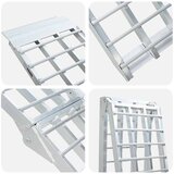  Rampe za Utovar Srebrno 230 x 44 x 13 cm Aluminij | shoptok.hr