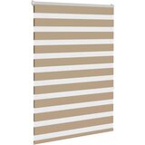 vidaXL Zebra senčilo peščeno rjava 105x150 cm tkanina širina 100,9 cm | Shoptok.si