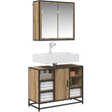  Set namještaja za kupaonicu 2 kom. Umjetnički hrast | shoptok.hr