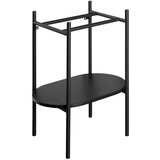 Sapho Crno metalno postolje ispod umivaonika 40x82 cm Puno – | shoptok.hr