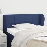  Uzglavlje s ušima plavo 93x23x78/88 cm od tkanine | shoptok.hr