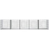  Kavez za zečeve s 5 panela 273x79x54 cm od pocinčanog željeza | shoptok.hr