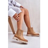 Lewski Shoes Slip On Women's Boots Flat Heel Leather Lewski Cijene