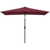 Vanjski suncobran s metalnim stupom 300 x 200 cm bordo | shoptok.hr