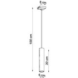  Obesna svetilka LAGOS 1 krom, (21347550) | Shoptok.si