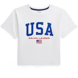 Polo Ralph Lauren Majica 'USA' mornarska / rdeča / bela