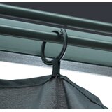  Sjenica sa zastorom 400 x 300 cm antracit aluminijum | shoptok.hr