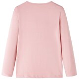  Dječja majica dugih rukava svjetloružičasta 128 | shoptok.hr