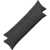  Presvlaka za jastuk 2 pcs HEERLEN Tamnosiva 40 x 145 cm Bouclé | shoptok.hr