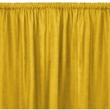  Curtain MILANA color mustard style classic 5 cm pole pocket chenille 220x270 HOMEDE | shoptok.hr